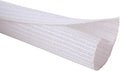 Alex Tech 25ft - 1/4 inch Cord Protector Wire Loom Tubing Cable Sleeve Split Sleeving for USB Cable Power Cord Audio Video Cable - Protect Cat from Chewing Cords - White
