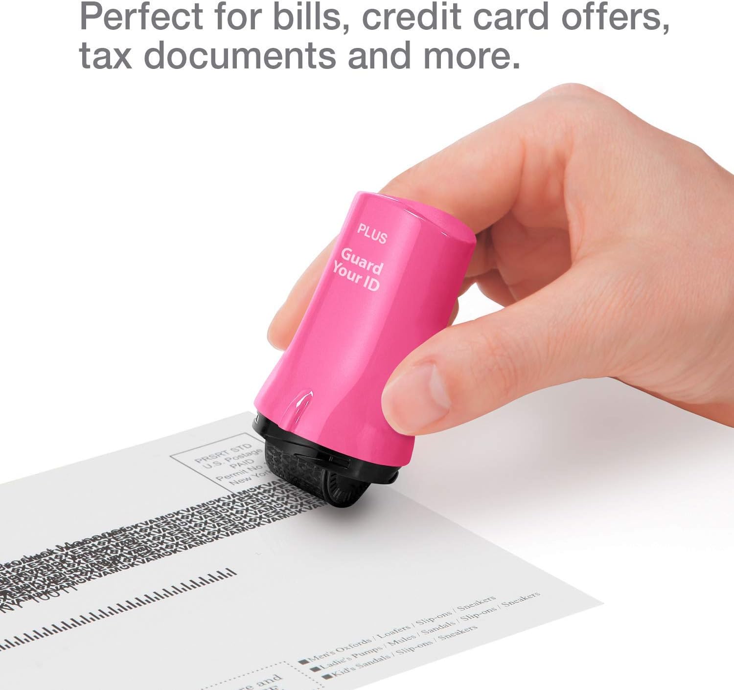 Guard Your ID Advanced Rollers Identity Theft Prevention Security Kits, Pink, Regular 3-Pack