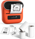 Phomemo M220 Label Maker, Bluetooth Thermal Label Printer for Barcode, Address, Labeling, Mailing, File Folder Label, 3 Inch Label Maker Machine Support Smartphone, Tablet&PC, with 3 Rolls of Labels