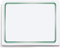 PaperDirect Foil Elegance Specialty Certificates, 50 Sheets of 38lb White Paper, 8½" x 11", Double Green Foil Border, Perfect for Awards, Students, Employees, Volunteers, Course Completion, Diplomas