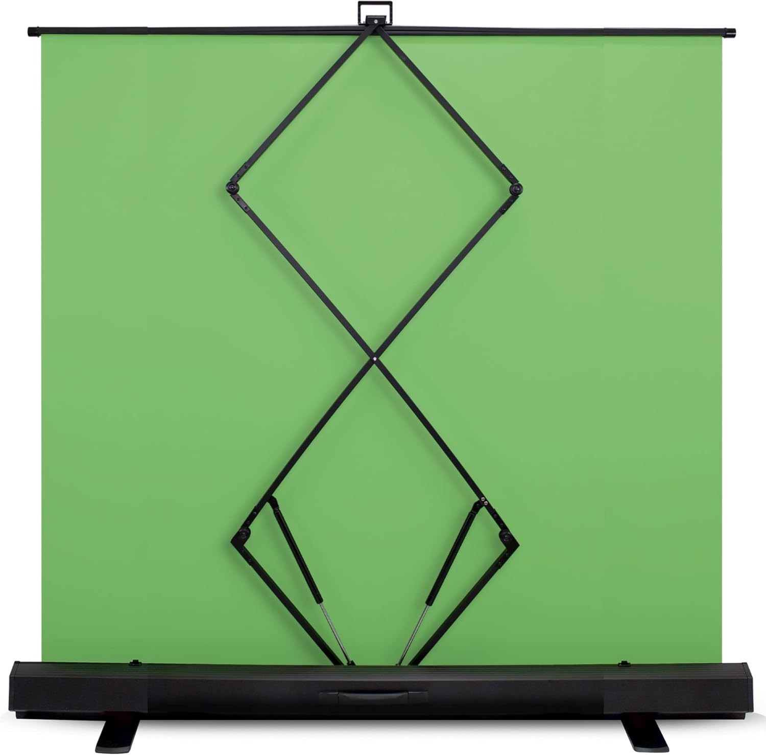 【Wider Style】 KHOMO GEAR 87-in Large Collapsible Green Screen Backdrop Portable Retractable Chroma Key Panel Photo Background with Stand for Video Conference, Photographic Studio, Streaming