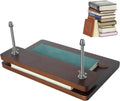 Stranthother 11.8 * 7.6 inch Small Wooden Book Press Book Binding Press Kits Books Lovers Gifts Flower Paper Press Kits