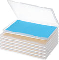 6 Pack Plastic Storage Box Organizer, Portable Clear Document File Case Containers For A4 Letter Paper, Magazine, Photo, Craft Art Supplies Board Game Storage