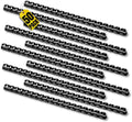 1InTheOffice Comb Binding Spines 8.5x11, Ring Plastic Binding Comb, Black Comb Spines, 1/2" Diameter (50/Pack)