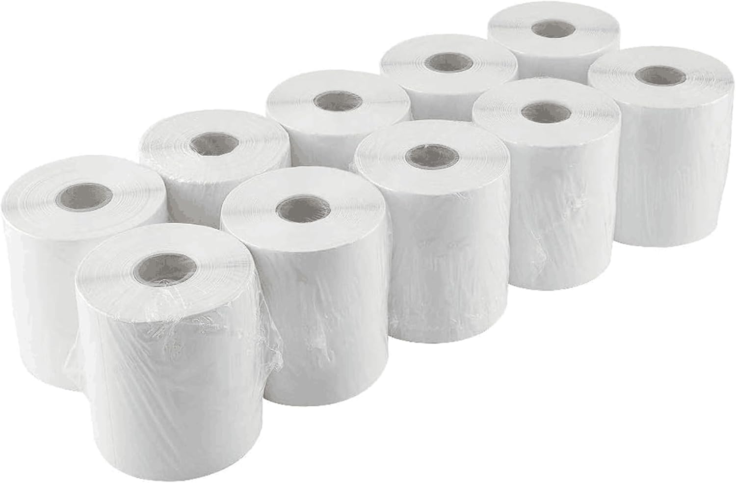 L LIKED 2500 PCS 4"x 6" Direct Thermal Labels White Perforated Shipping Label, Compatible with Zebra, Rollo, Jadens, Nelko, 250 Labels per Roll, 10 Rolls