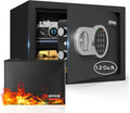 [ 1.2 Cu.ft. ]PATRON Fireproof Safe for Home,Digital Security Home Cabinet Safes for Money Cash Documents,Safe Box with Electronic Keypad,Removable Shelf for Office Business 1.2 Cu.ft.