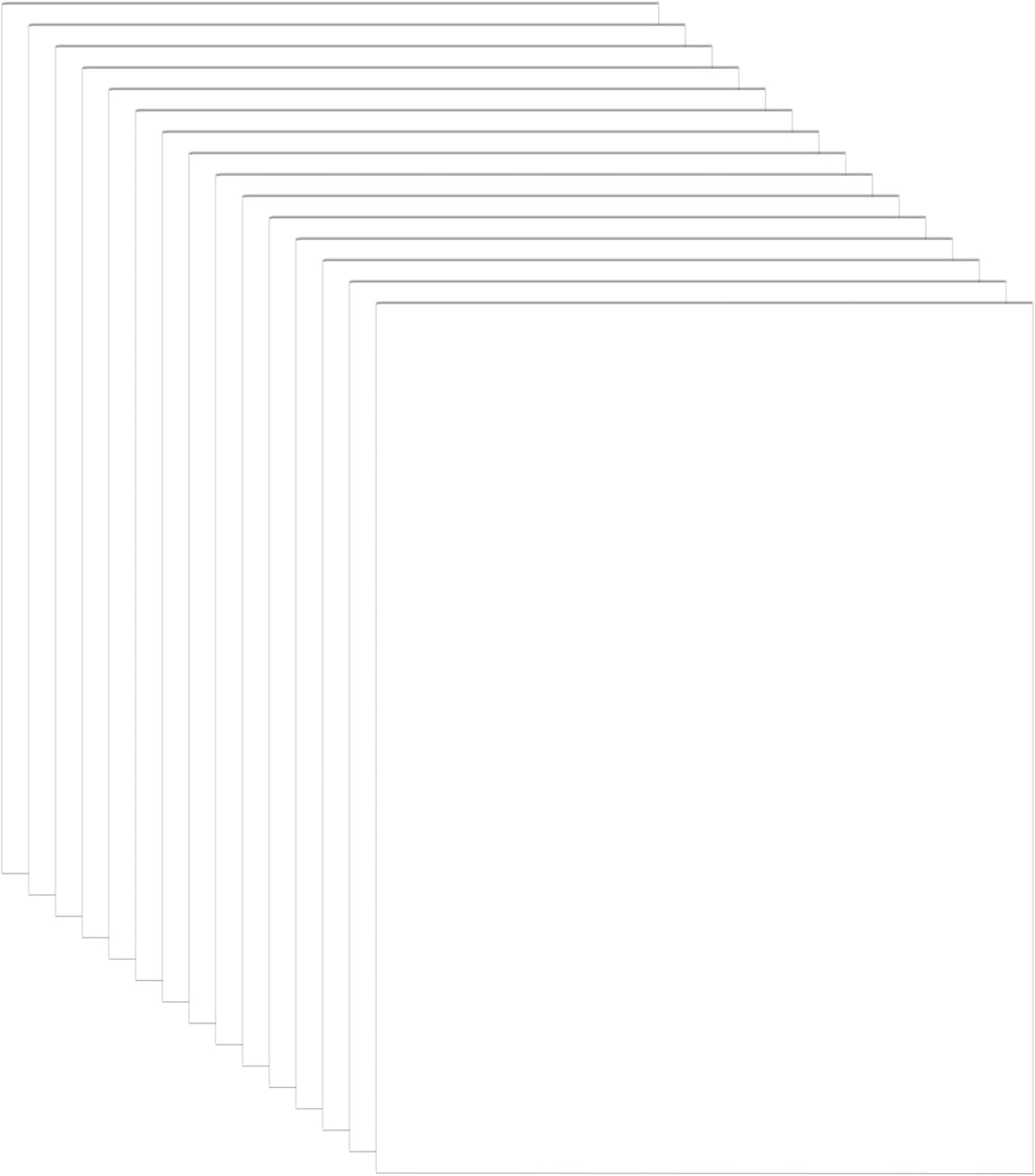 40 Sheets Bright White Cardstock 8.5 x 11 Printer Paper, 75lb Thick Craft Paper Card Stock for Wedding Invitations, Memus, DIY Making Cards, Business Cards, Menus, Birthday