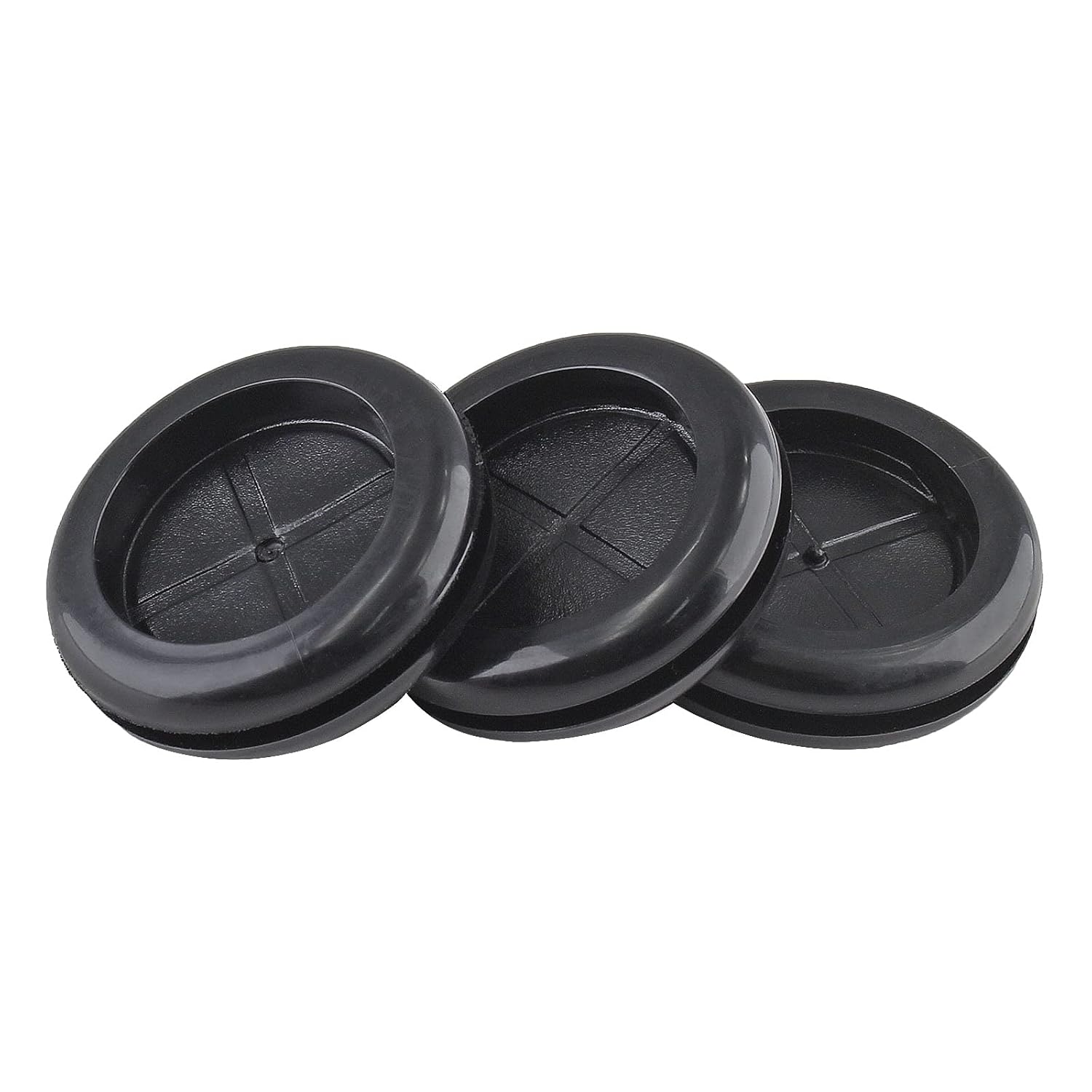 10 Pack 1-3/16" Inside Diameter 1-1/2" Drill Hole Rubber Grommet, Firewall Plug Grommet Rubber Grommets Wire Protection, Double Sided Round