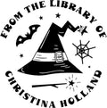 from The Library of Embossers & Stamps for Fantasy Book Readers | Custom Embosser | Custom Stamp | Ex Libris | Elevate Your Fantasy Collection of Stories and Novels (Design 20, Self-Inking Stamp)
