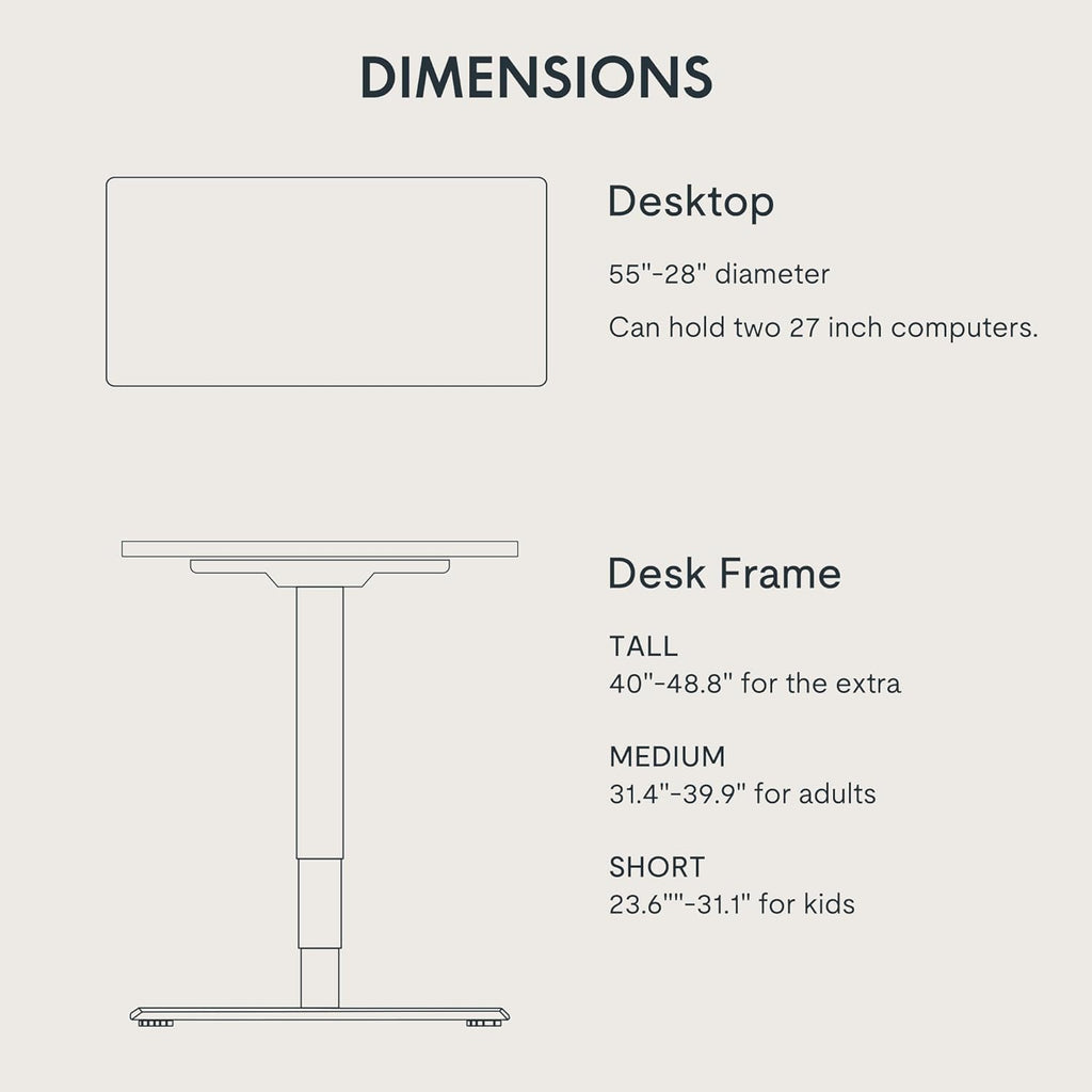 FLEXISPOT E6 Essential 3 Stages Dual Motor Electric Standing Desk 55x28 Inch Whole-Piece Board Height Adjustable Electric Sit Stand Desk(White Frame + Brown Wood Grain Desktop, 2 Packages)