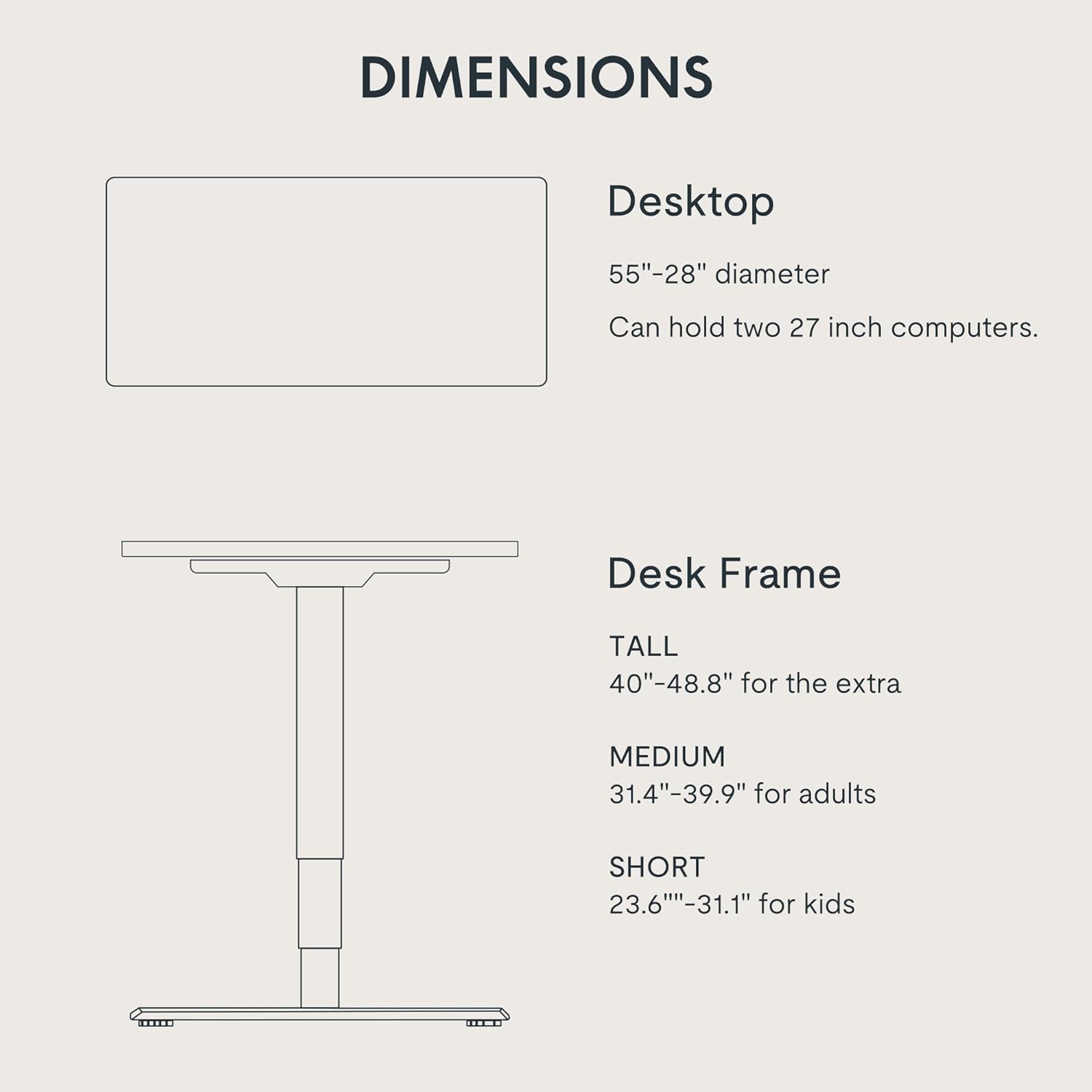 FLEXISPOT E6 Essential 3 Stages Dual Motor Electric Standing Desk 55x28 Inch Whole-Piece Board Height Adjustable Electric Sit Stand Desk(White Frame + Brown Wood Grain Desktop, 2 Packages)