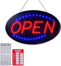 KEBE LED Open Signs for Business, Ultra Bright High Visibility Advertisement Board Electric Display Sign for Bar Hotel Shop Window Glass Door, 19"x10"