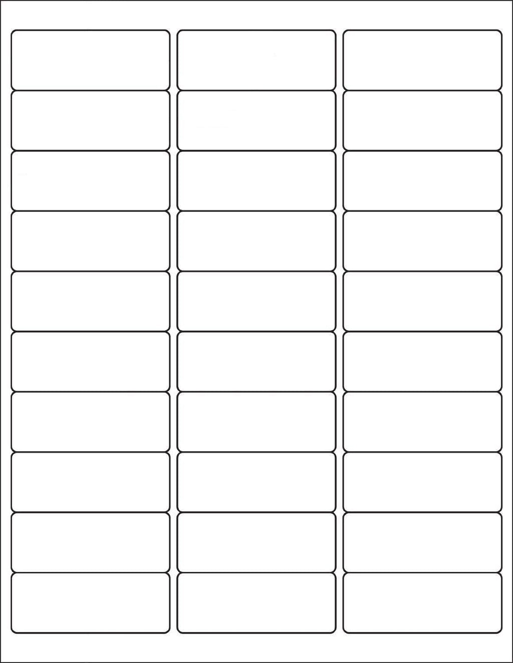 BESTEASY 30-up 500 Sheets 1" X 2-5/8" Address Shipping Labels for Laser and Inkjet Printers, FBA Product Labels (15000 Labels)