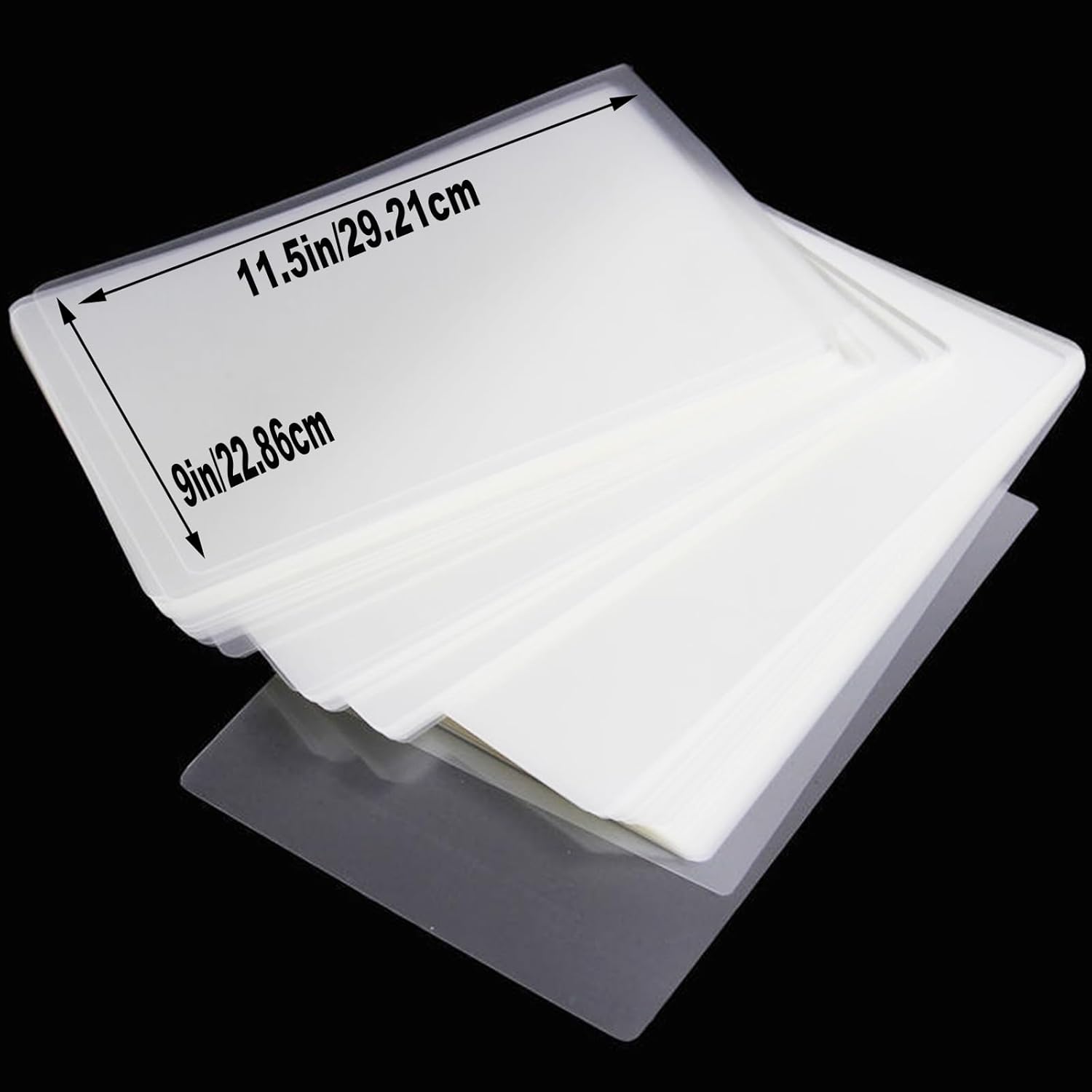 100 Pack Laminating Sheets, 9 x 11.5 Inch Clear Thermal Laminating Pouches for Thermal Laminator, 5 Mil Lamination Sheet Paper, Letter Size, HeatSeal