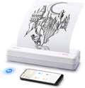iDPRT MT890 Series Portable Thermal Printer, Suitable for Paper Rolls (White)