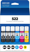 522 Ink Refill Bottles ET-2800 ET-4800 ET-2400 ET-2803 Replacement for Eco Tank 522 Ink Bottles Use for Eco Tank ET-2400 ET-2720 ET-2800 ET-2803 ET-2840 ET-4800 ET-4810 ET 2400 ET 2800 ET 4800 Printer