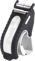 Heavy Duty Shipping Tape Dispenser: TENDO° Premium Line – Reusable, Replaceable, Eco-Friendly 2’’ Master Piece Dispenser for Pros with Patented 10° Sloped Chromium Blades - P-2200 (4th Gen.)_White