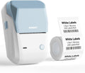 NIIMBOT B1 Label Maker Machine with Tape, 2 Inch Portable Sticker Printer for Home School & Small Business, Compatible with Phones & PC, Blue White
