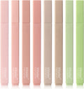 Highlighters Assorted Colors,8pcs Bible Highlighters No Bleed Hghlighter Markers for Journaling Back to School Teacher Supplies Office Supplies