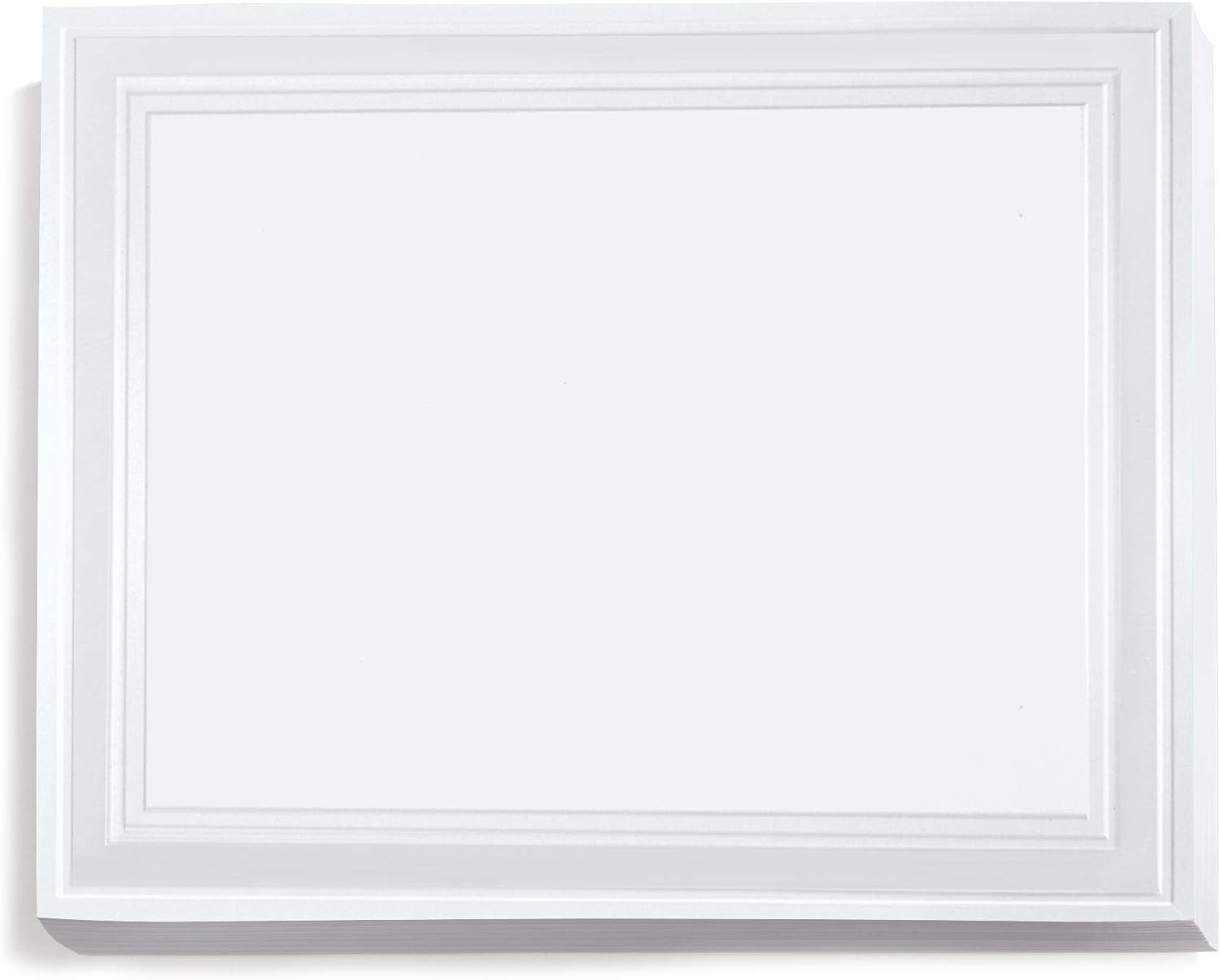 PaperDirect Pristine Specialty Certificates, 50 Sheets of 38lb White Paper, 8½" x 11", Pearl Bold Foil Border, Perfect for Awards, Students, Employees, Volunteers, Course Completion, Diplomas