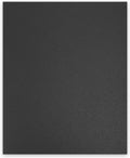 Binditek 200 Pack 12 Mil Sand-Textured Polycover, Midweight Binding Front and Back Covers, Lightly Sanded Finish, 8-1/2" x 11", Square Corners, Un-Punched, Black, Office Supplies