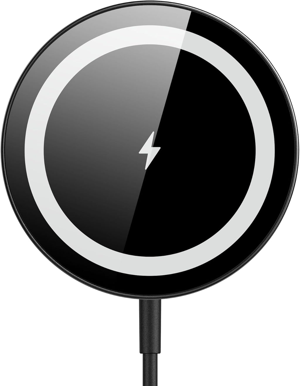 for Mag-Safe Charger, Magnetic Wireless Charger Made for iPhone 17/17 Pro/17 Pro Max/Air/16/15/14/13/12 Series, Mag Safe Charging Pad for AirPods Pro 3 2 (Black)