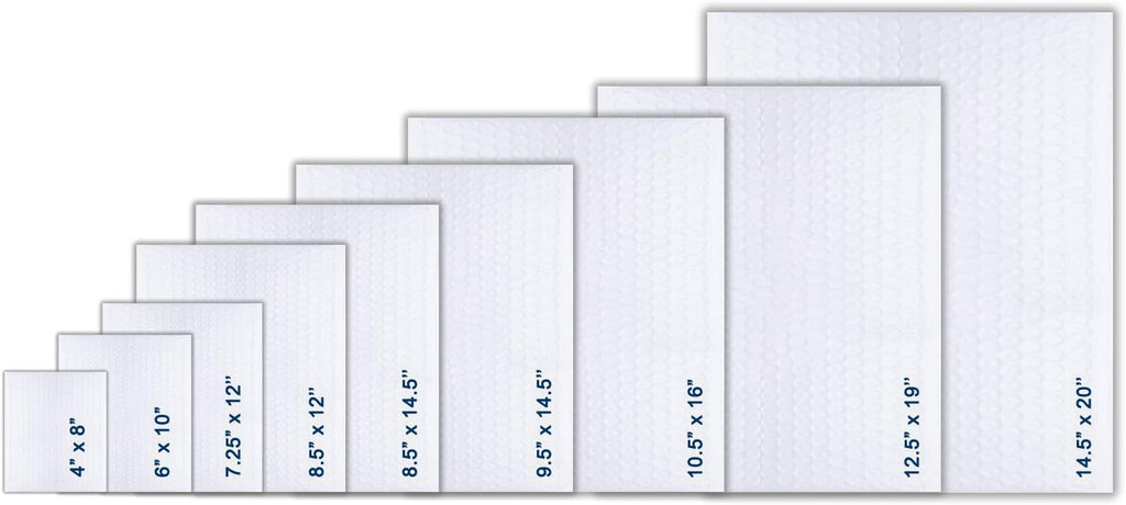 10.5x16 inches Poly Bubble Mailer Self Seal Bubble Shipping Envelopes 2.5 Mil 100 Pack