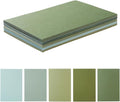 50 Sheets Colored Cardstock Paper 5 Colors, 250 GSM Heavy Card Stock for DIY Art Projects, Cards (Green, 5x7)