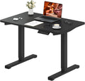 Small Adjustable Stand Up Desk for Children,One-Piece Standing Desk 31.5 x 19.7 Inch, Home Office Desk Computer Workstation, Black