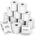 3"x2" Direct Thermal Labels for Zebra LP2844 GK420D ZD421 ZD420 Series, 12 Rolls 8400 Pcs 2x3 Waterproof Strong Adhesive Barcode Return Address Label Used with Rollo MUNBYN Desktop Printer