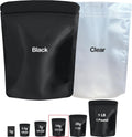 100 Pack Mylar Bags, 5 x 8 inchs Premium Smell Proof Bags with Double-sided matte design ，Resealable Food Storage Aluminum Foil Stand-up Packaging Bags. (14 Grams or 1/2 Onces)
