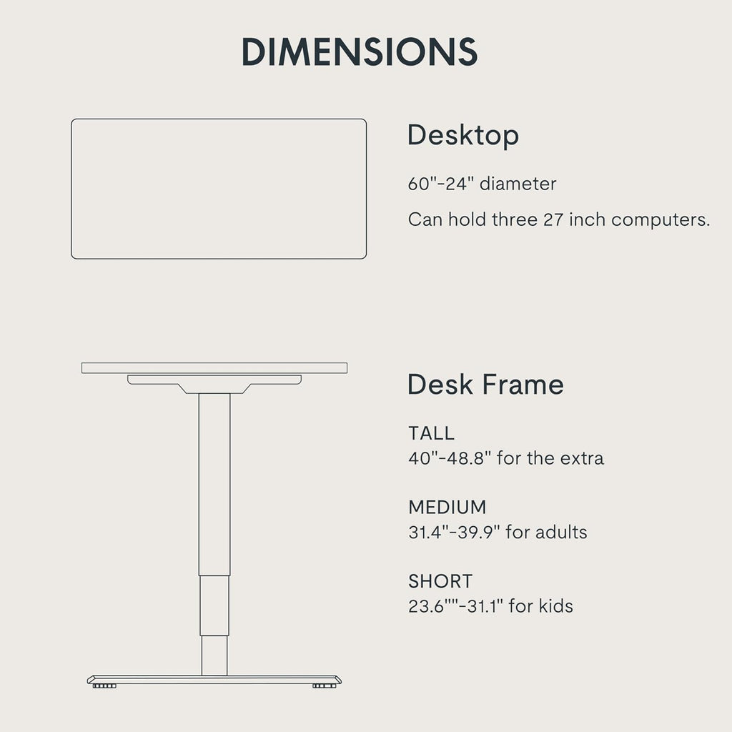 FLEXISPOT E6 Essential Standing Desk 3 Stages Dual Motor Electric 60x24 Inch Whole-Piece Board Height Adjustable Electric Sit Stand Desk(Black Frame + Black Desktop, 2 Packages)