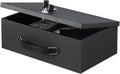 xydled Fire Resistant Safe Fire Safe Box with Key Lock for Home Office Security Storage for Valuables Documents,12.8 x 8.5 x 4.5 Inch,Black