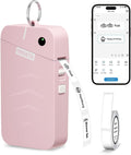 ORGSTA S001 Label Maker Machine with Tape, Portable Bluetooth Label Maker for Home and Office Organization, Thermal Label Printer Mini Sticker Maker with Multiple Templates, Pink