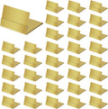 Gold Table Number Holders, 40Pcs Place Card Holders Gold Brass Vintage Finish Table Card Holder Antique Small Table Card Stands Memo Price Tags Reception Party Photo