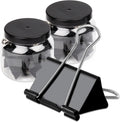 Extra Large Binder Clips Standard 2 inch Length, 1 inch Capacity, 80 Pcs Jumbo Binder Clips for Office