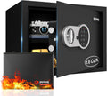 [ 1.6 Cu.ft. ]PATRON Fireproof Safe for Home,Document Safe Box Office,Digital Security Home Safes,Cabinet Safes for Money Cash,Wall Safes with Electronic Keypad for Hotel House Business,1.6 Cu.ft.