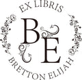 Personalized Book Embosser Stamp with Handle Set, Custom Self-Inking Library Stamp with Name & Design, Elegant Invitation Seal from Library Stamp Kit, Birthday, Book Lover Gifts （Name Sign）