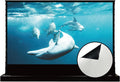 VIVIDSTORM-Projector Screen with Stand S 84 inch Portable Folding Stand Indoor Tension Floor Screen 4k HD White Cinema, 4K/3D/UHD Gaming/Home Cinema,Compatible with Normally Projector,VSDSTW84H