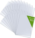 8.5" x 11" Hard Plastic Sheet Protectors, Menu Rigid Print Protectors, Clear Certificate Waterproof Protectors, Paper Sleeves Photo Plastic Sleeves Document Holder, Birth Certificate Protector(20Pack)