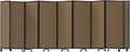 Versare Room Divider 360 Portable Wall Partition | Folding Panels | Large Freestanding Divider | Locking Wheels | Temporary Room Separator