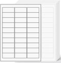 1" x2-5/8 Shipping Address Labels, Blank Mailing Labels, 30-UP White Self-Adhesive Name Tag Stickers for Inkjet and Laser Printer [500 Sheet 15000 Labels]
