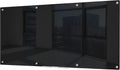 J&J worldwide Glass Whiteboard 8' x 4', Magnetic Black Glass Dry Erase Board, Black White Board Frameless, Includes Markers, Magnets, Marker Tray, Eraser for Wall, Office, Home, School