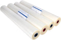 USI Opti Clear Premium Thermal Low-Temp EVA Roll Laminating Film, 1 Inch Core, 3 Mil, 27 Inches x 250 Feet, Gloss Finish, 4-Pack