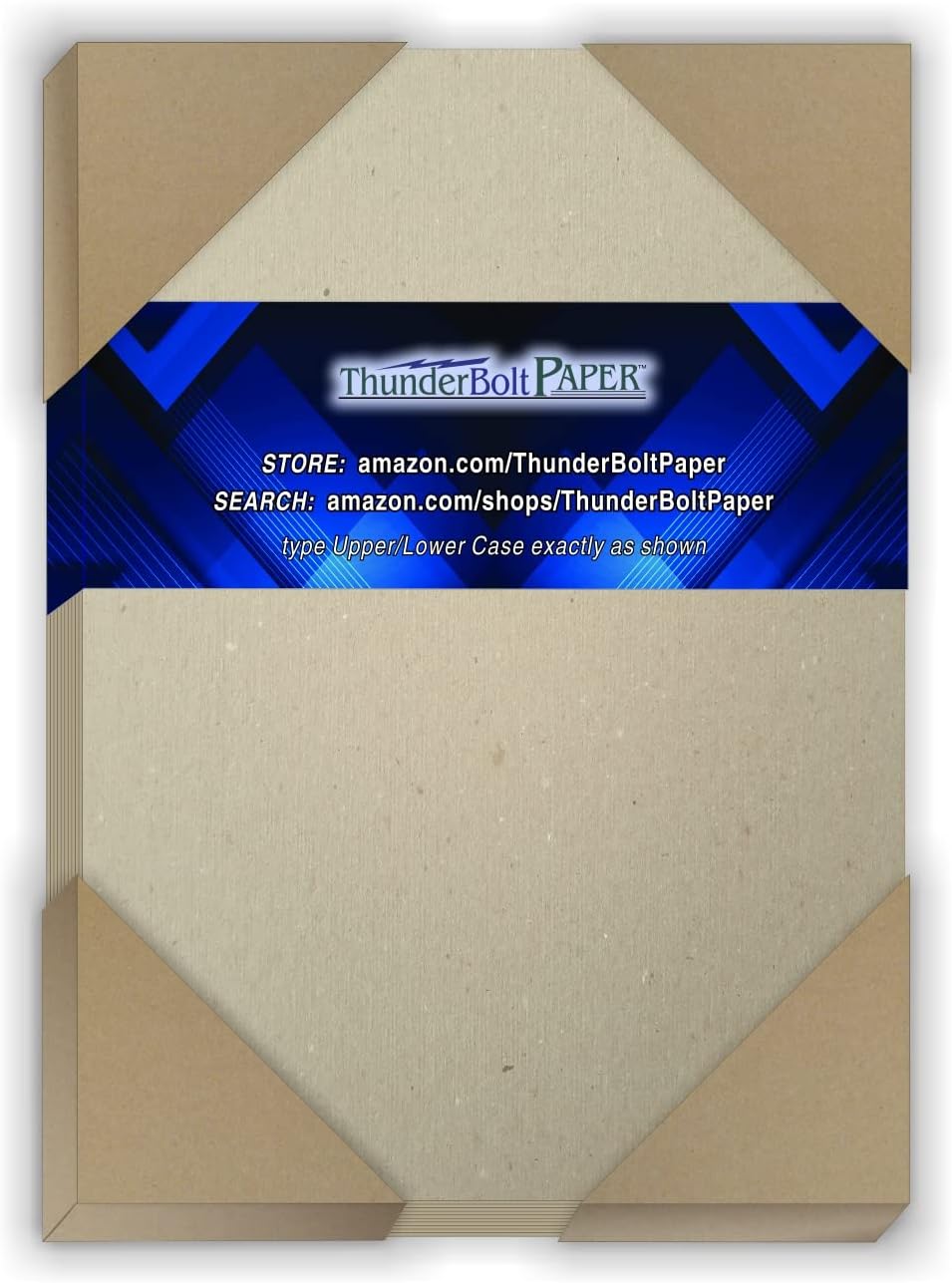 50 Sheets Chipboard 46pt (Point) 5 X 7 Inches Heavy Weight Photo|Card Size .046 Caliper Thick Cardboard Craft and Packing Brown Kraft Paper Board