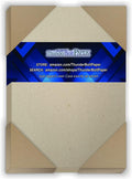 50 Sheets Chipboard 46pt (Point) 5 X 7 Inches Heavy Weight Photo|Card Size .046 Caliper Thick Cardboard Craft and Packing Brown Kraft Paper Board
