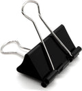 Extra Large Binder Clips 2.4 Inch (60 Pack), Large Binder Clips Big Paper Clips Clamps for Office and Home Supplies, Black