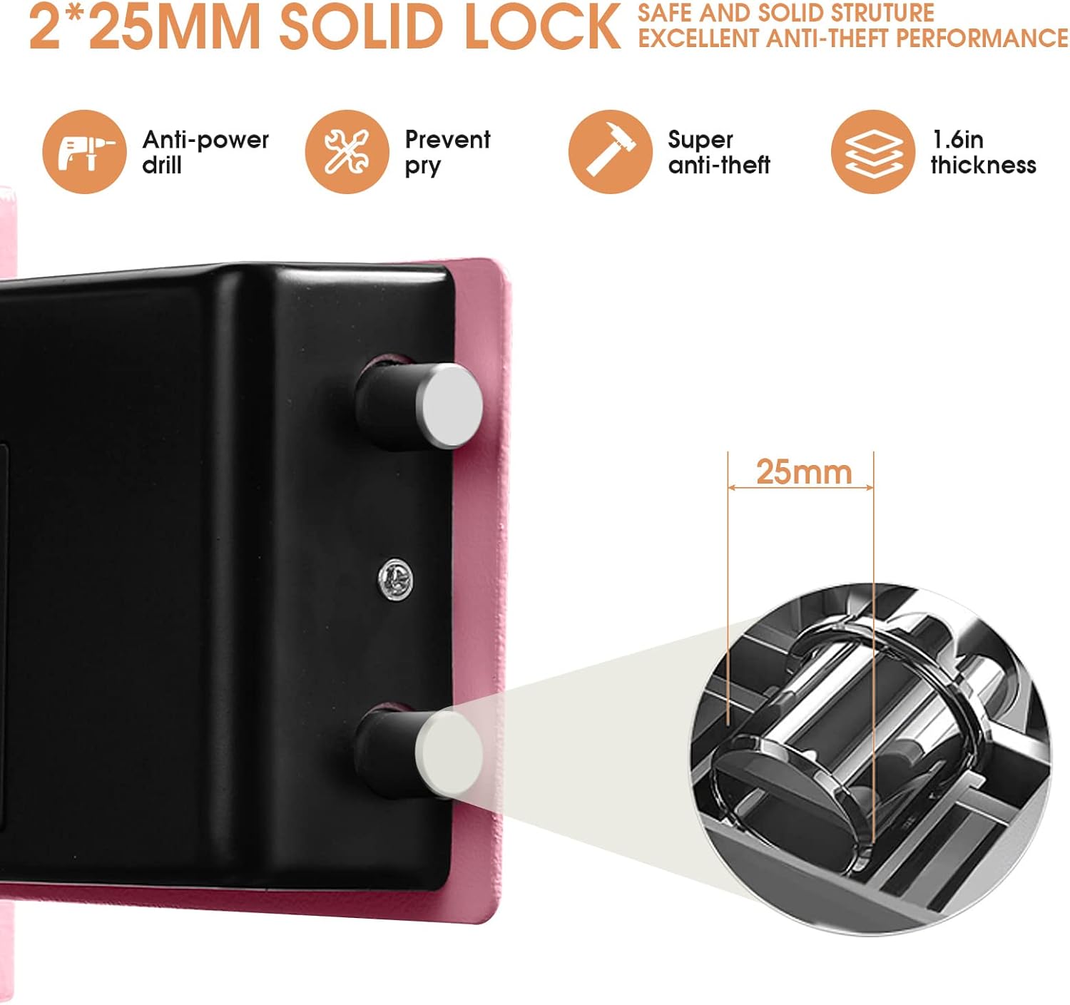 Small Mini Fire Safe Box for Home, 0.3 Cubic Feet Medication Lock Box, Security Money Safes with Digital Keypad, Spare Keys, Personal Safes for Money, Jewelry, ID Documents