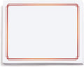 PaperDirect Foil Elegance Specialty Certificates, 50 Sheets of 38lb White Paper, 8½" x 11", Double Red Foil Border, Perfect for Awards, Students, Employees, Volunteers, Course Completion, Diplomas