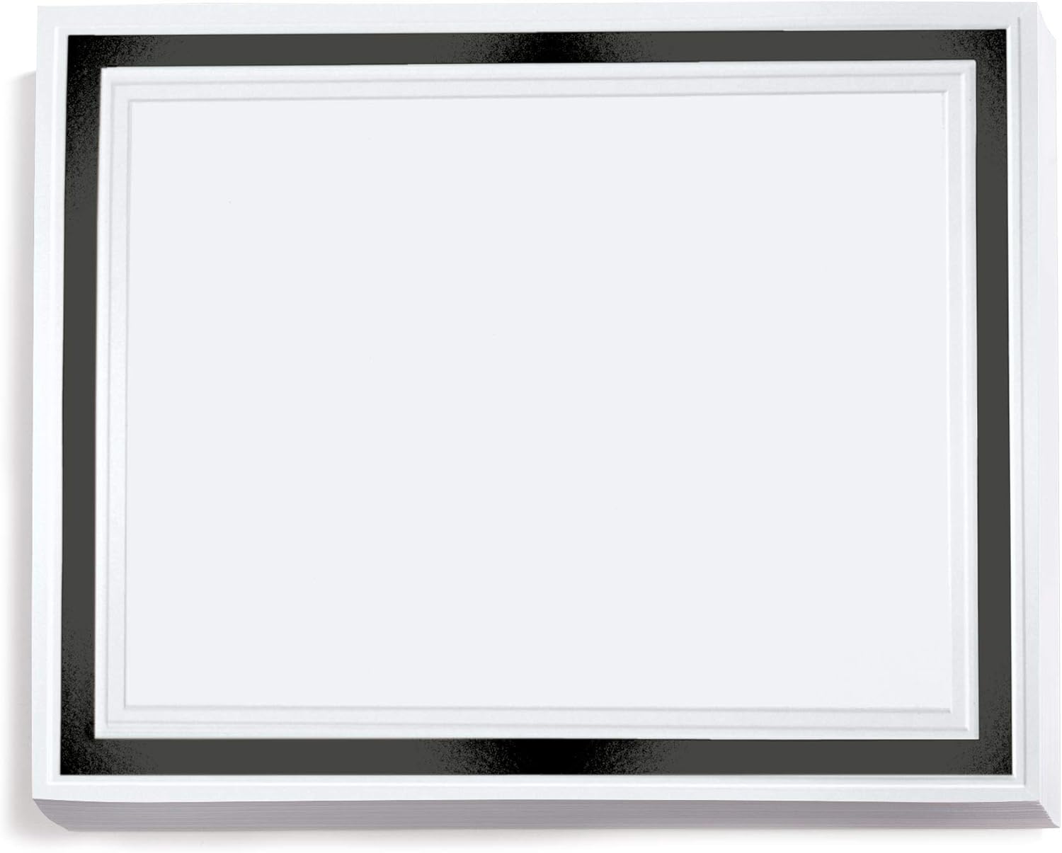 PaperDirect Pristine Specialty Certificates, 50 Sheets of 38lb White Paper, 8½" x 11", Black Bold Foil Border, Perfect for Awards, Students, Employees, Volunteers, Course Completion, Diplomas